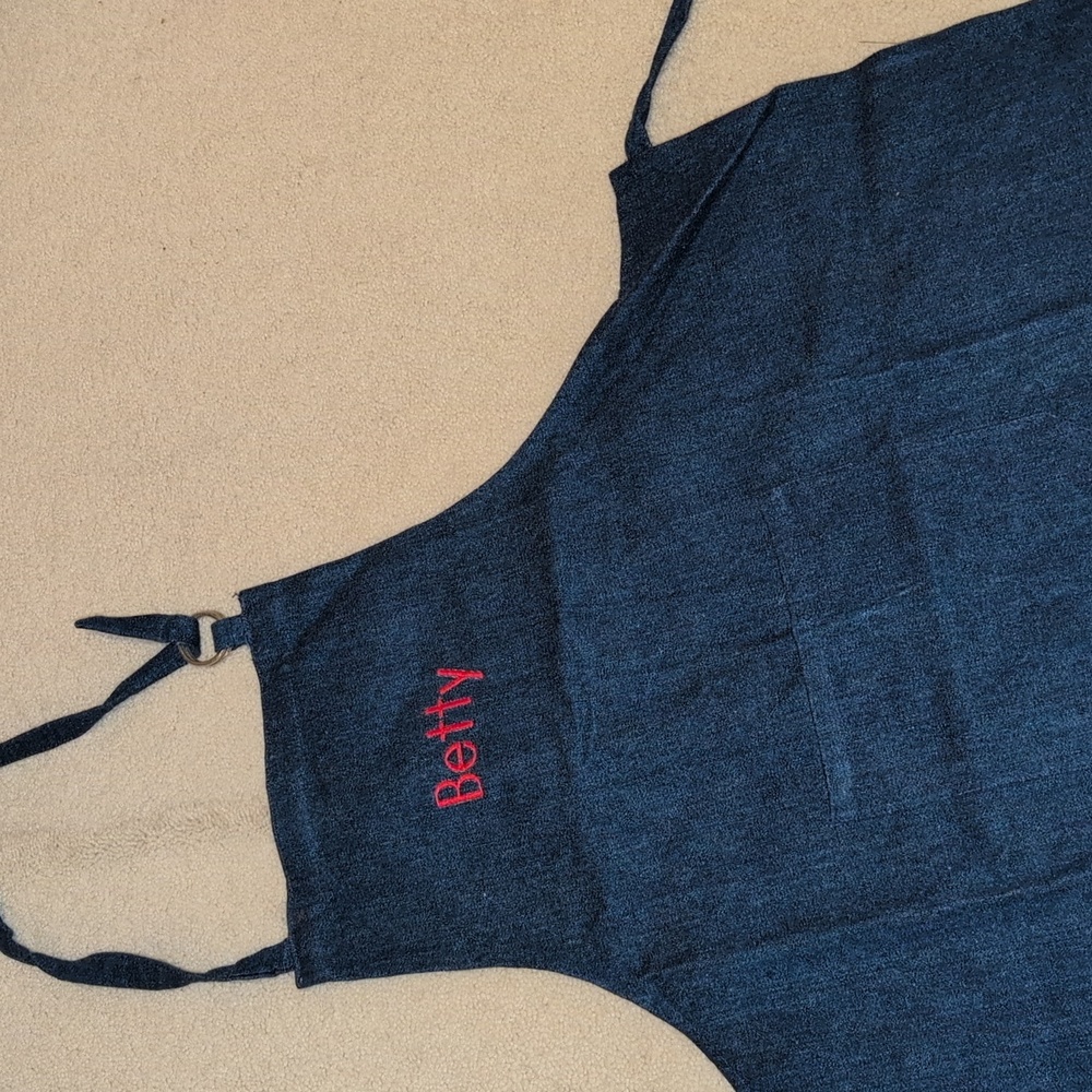 "Betty" Custom Denim Apron
